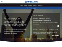 Tablet Screenshot of crawfordtech.com
